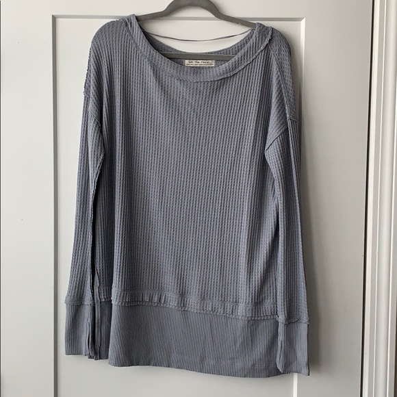 Free People North Shore Thermal Knit Tunic Top - Picture 2 of 9